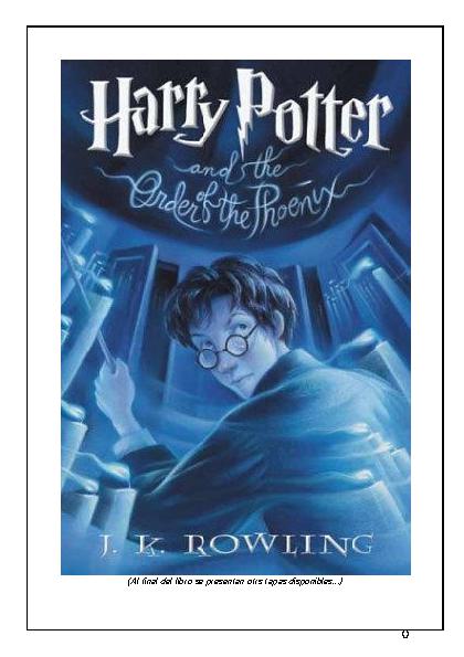 Harry Potter y la Orden del Fénix