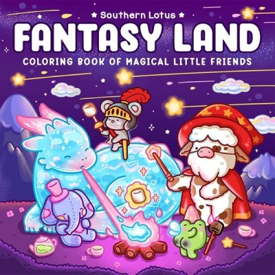 Fantasy Land - Libro para Colorear