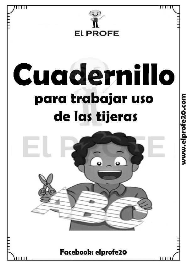 Cuadernillo para trabajar uso de las tijeras